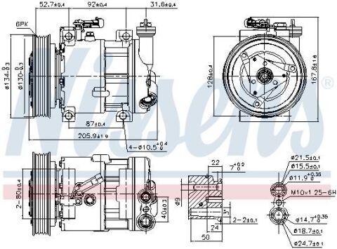 Компресор ALFA 145(94-)1.3 i(+)[OE 60814396]