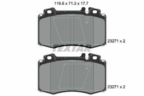 Колодки гальмівні (передні) MB S-class (W220) 98-05 (Brembo) Q+