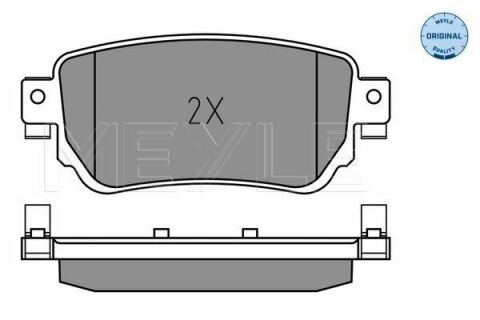 Колодки гальмівні (задні) Nissan Qashqai/ X-trail/ Renault Kadjar/ Koleos 13- (TRW)