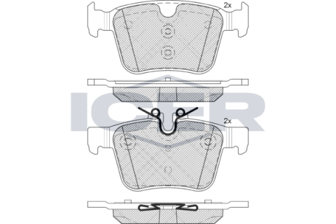 Колодки тормозные (задние) Volvo S60/V60 18-/S90/V90/XC60 16-/XC90/Land Rover Discovery 14-