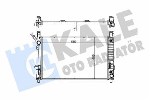 KALE DB Радіатор охолодження A-Class W169/245 1.5/2.0 04-