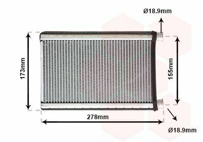 Радіатор пічки BMW 3 (E90-E93)/X1 (E84)/X3 (F25) 04-18 N53/N54/N57/N52