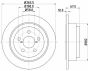 Гальмівний диск перед. Forester/Impreza/Legacy 89-08 1.5-2.5, фото 4 - інтерент-магазин Auto-Mechanic