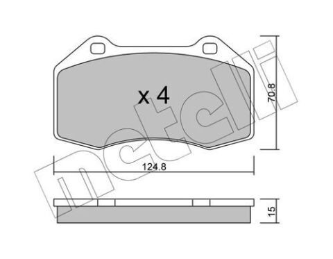 Колодки гальмівні (передні) Renault Megane II 04-/Clio III 06-14