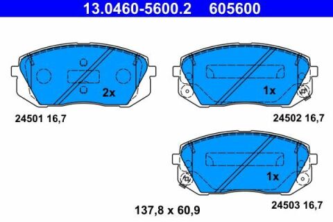 Колодки гальмівні (передні) Hyundai Tucson 15-/ I40 11-/ IX35 10-/ Kia Sportage 04- (Sumitomo)