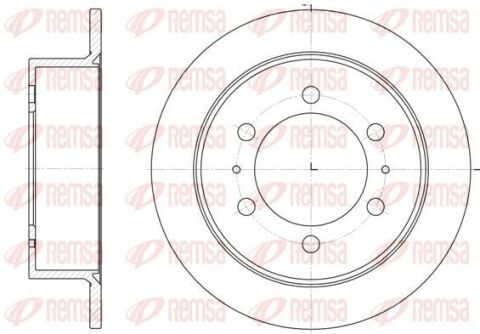 Диск тормозной
