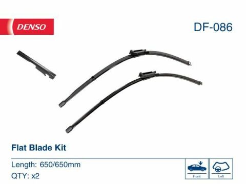 Комплект склоочисників flat blade kit