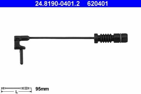 Датчик износа тормозных колодок (передних/задних) MB E-class (W124/W210) 93-03 (L=95mm)