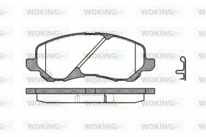 Тормозные колодки пер. Lancer VIII/GRANDIS/Peugeot 4008 1.5-2.4 06-