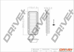 DP1110.10.0085 Drive+ - Фільтр повітря