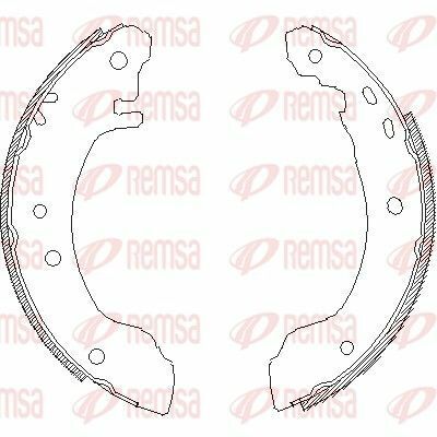 Колодки тормозные барабанные primera 1.6, 2.0d p10 90-