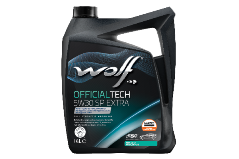 Моторна олива WOLF OFFICIALTECH C3 SP EXTRA 5W-30, 4 літри