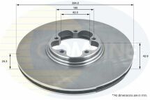 Диск гальмівний вентильований з покриттям