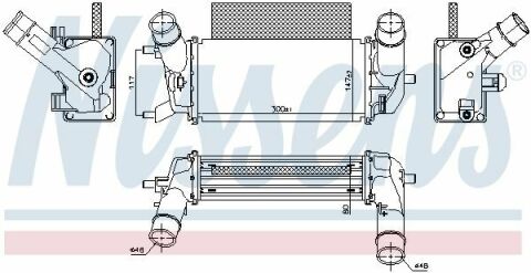 Интеркулер FORD ECOSPORT (2012) 1.0 ECOBOOST