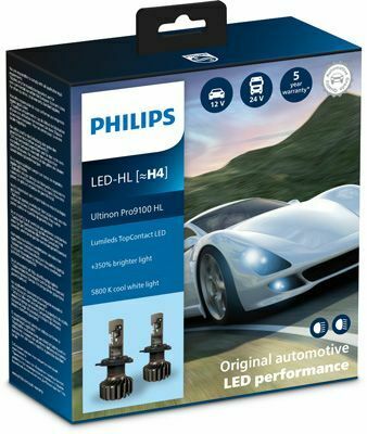 11342U91X2 (PHILIPS) LED H4  Ultinon Pro9100 +350% X2  12/24V 18W