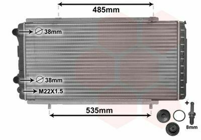 Радіатор охолодження Citroen Jumper/Fiat Ducato/Peugeot Boxer 94- (+AC)