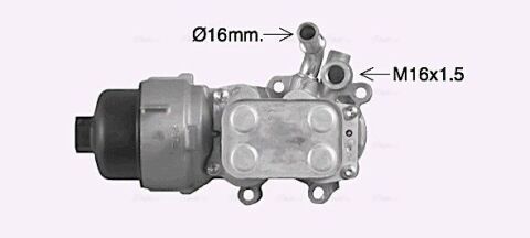 Олійний радіатор CITROEN/FIAT/FORD/VOLVO у зборі (Ava)