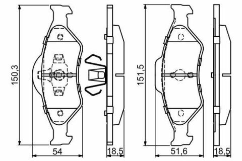 Тормозные колодки дисковые передний Ford Fiesta 00-