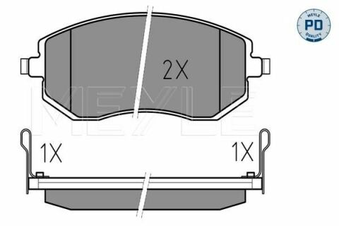 Колодки гальмівні (передні) Subaru Forester/Legacy 02-09