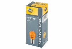 Автолампа жовта PY21W Heavy Duty 24V 21W 
