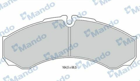 MBF015560 MANDO Тормозные колодки для дисков