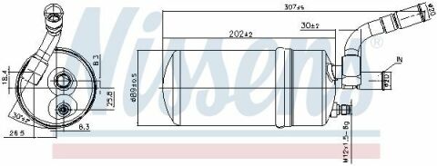 Осушитель FD MONDEO I(92-)1.6 i 16V(+)[OE 6783237]