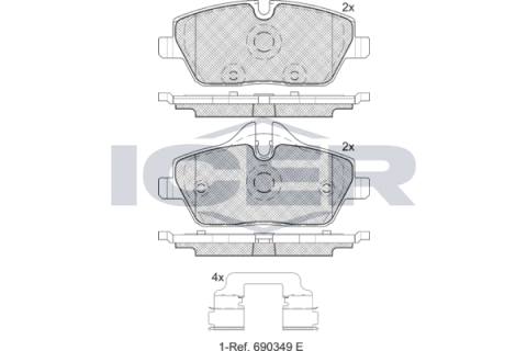 Колодки гальмівні (передні) BMW i3 (I01) 13-