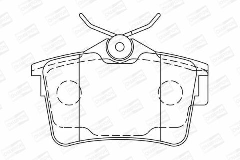 573289CH (Champion) Тормозные колодки для дисков