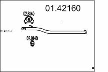 Ремонтна деталь вузла вихлопної системи Ремонтна деталь вузла вихлопної системи
