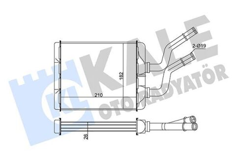 Радіатор опалення alfa romeo 147/156