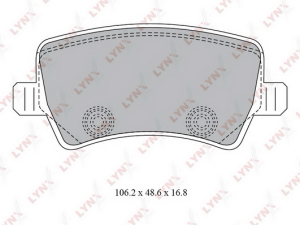 Комплект гальмівних накладок, дискове гальмо