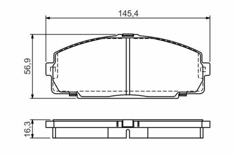 Колодки тормозные (передние) Toyota Hiace III/IV 87-12