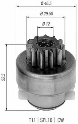 MAGNETI MARELLI Бендикс FIAT LANCIA [940113020283]