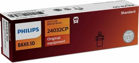 24032CP (PHILIPS) Bax 8,5d Brown 24V 1,2W BX8.5d