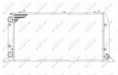 Радіатор охолодження Audi 80/100 86-