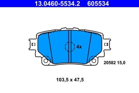 Колодки тормозные (задние) Toyota Rav4 18-/Highlander 19-