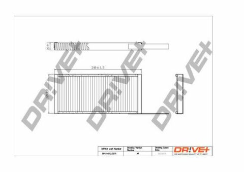 DP1110.12.0071 Drive+ - Фільтр салону