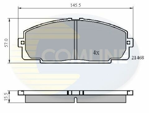 CBP0459 Comline - Гальмівні колодки до дисків