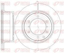 Тормозной диск передний Hyundai Terracan 2.9 CRDi