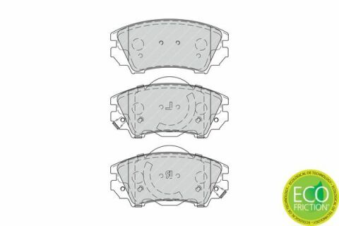 Тормозные колодки перед. Opel Astra J 09-/Insignia 08- (Mando)