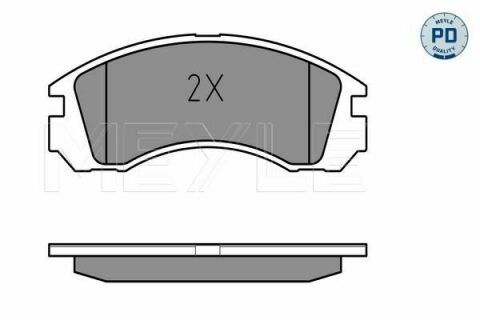 Колодки гальмівні (передні) Mitsubishi Outlander/Lancer/Pajero 90-