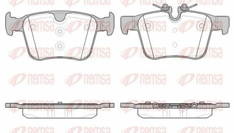 Колодки тормозные задние discovery sport 2,0-2,2 14-, range rover evoque 2,0-2,2 11-