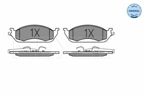 Колодки тормозные (передние) MB ML-class (W163) 98-05