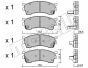 Колодки тормозные (передние) Mazda 626 IV/V 91-02/MX-6 92-97/Ford USA Probe 93-98, фото 10 - интернет-магазин Auto-Mechanic