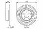 Диск тормозной (задний) BMW X3 (F25)/X4 (F26) 10-(330x20) (с покрытием) (вентилированный), фото 13 - интернет-магазин Auto-Mechanic