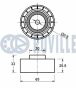 RUVILLE ROVER Натяжной ролик 200/25, фото 2 - интернет-магазин Auto-Mechanic