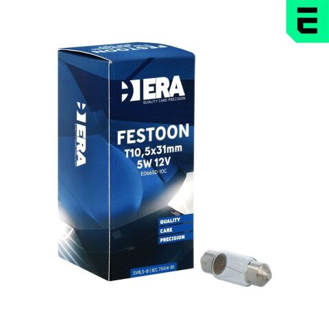 Автомобильная лампа FESTOON T10, 5x31mm 12V 5W SV8.5-8