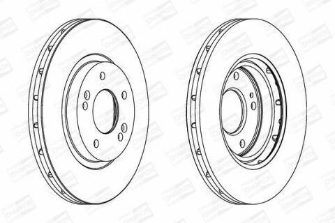 Диск тормозной передний Santa Fe 01-, MITSUBISHI ASX 2.0 MIVEC 10- HYUNDAI