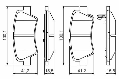 Колодки тормозные (задние) Hyundai Elantra/i10/Grandeur/Kia Optima/Soul 10-