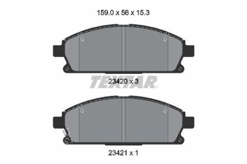 Колодки тормозные (передние) Infiniti Q45 II 4.1 97-01